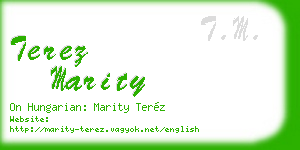 terez marity business card